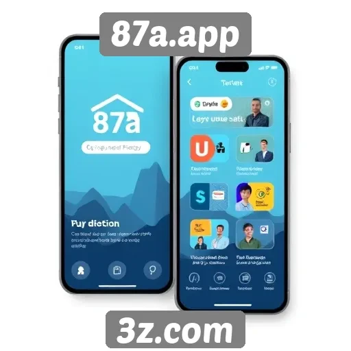 Características inovadoras do design do 87a.app